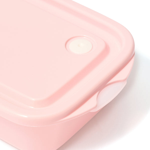 フードコンテナ スクエア ピンク (２個セット)