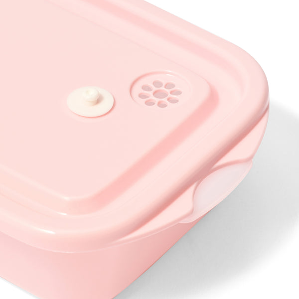 フードコンテナ スクエア ピンク (２個セット)
