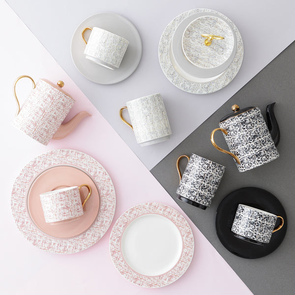 ツイード ケーキスタンド  グレー