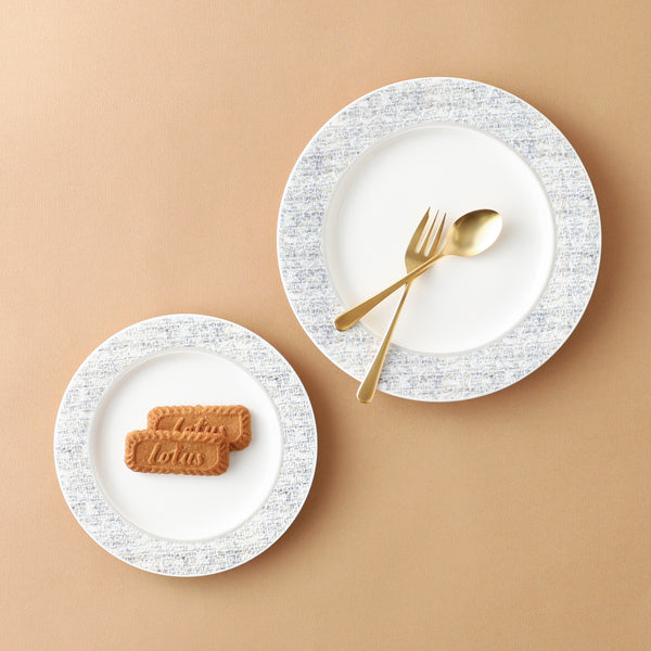 ツイード プレートS  グレー