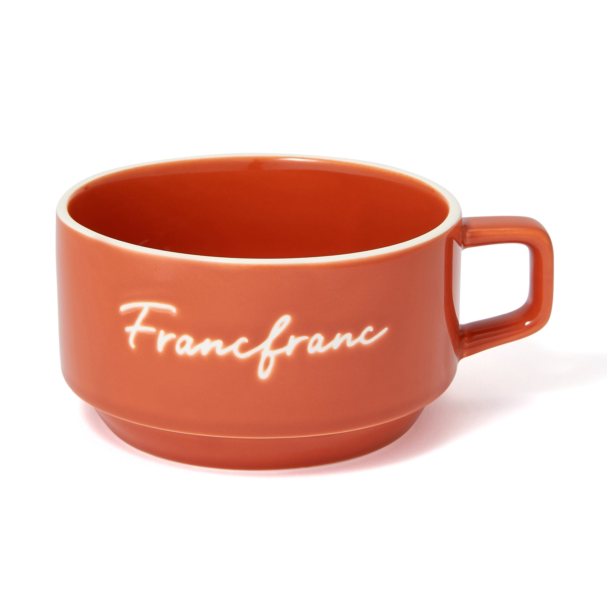 ロゴ リム スープカップ オレンジ | Francfranc（フランフラン）公式通販 家具・インテリア・生活雑貨