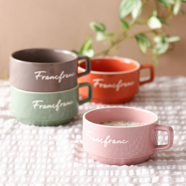 ロゴ リム スープカップ ブラウン | Francfranc（フランフラン）公式