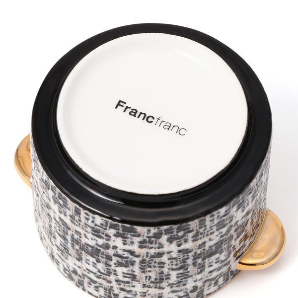 ツイード シュガーポット ブラック | Francfranc（フランフラン）公式 