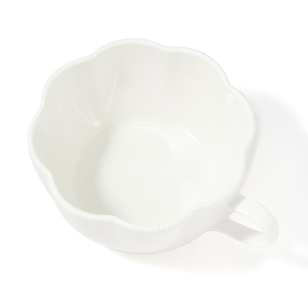ブランシェ スープカップ フラワー ホワイト