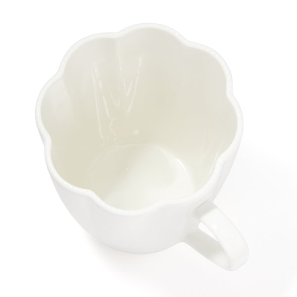 ブランシェ マグカップ フラワー ホワイト
