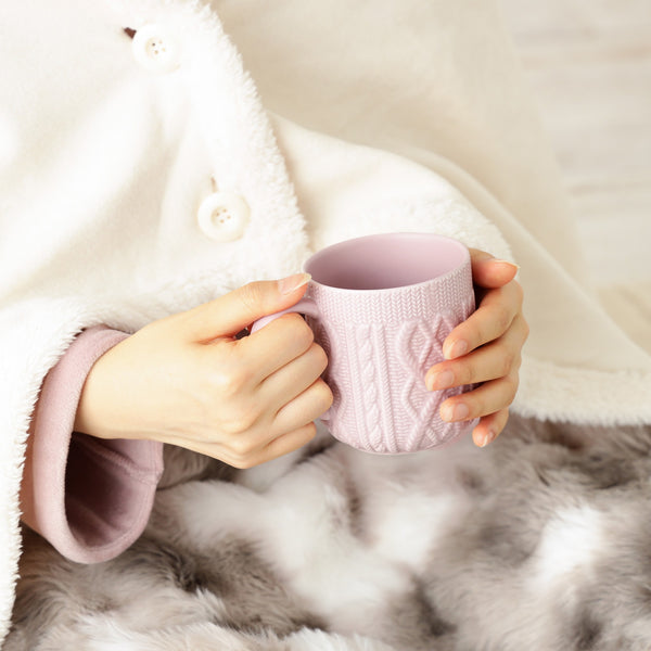 ニットマグ ピンク