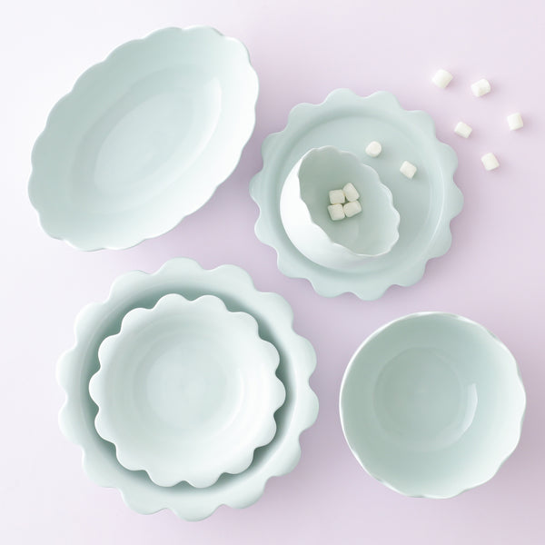 うねうね オーバルボウル ミント