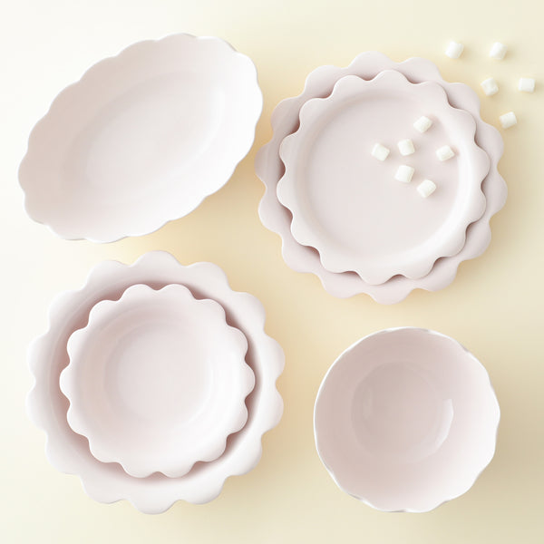 うねうね ディーププレート L ピンク