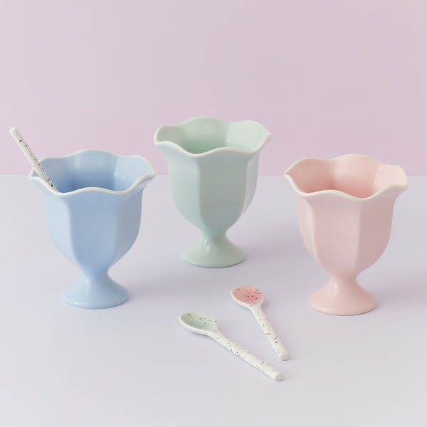 セラミック パフェタンブラー S ブルー