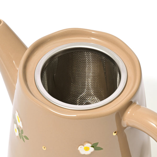 フルーロン ティーポット ブラウン