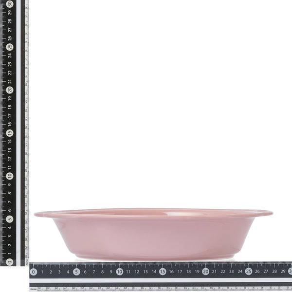 フラワーリム オーブンウェア L ピンク