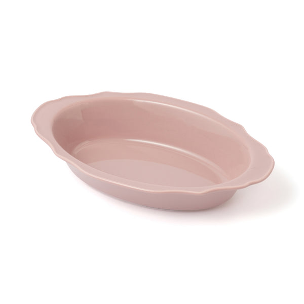 フラワーリム オーブンウェア M ピンク