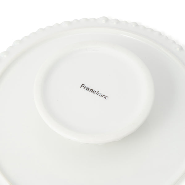 パール ケーキスタンド 1段 ホワイト