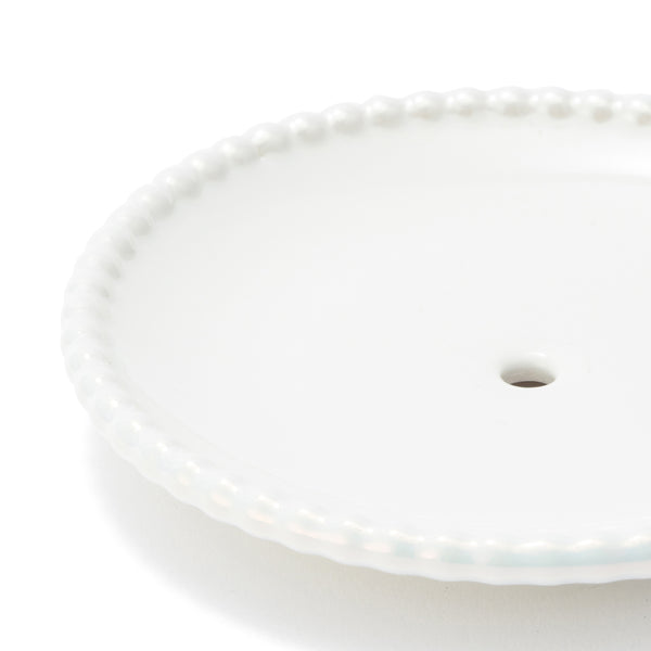 パール ケーキスタンド 3段 ホワイト