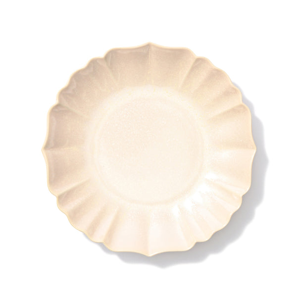 美濃焼 結晶釉 プレート S ライトピンク