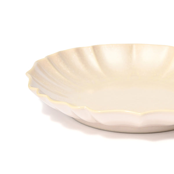 美濃焼 結晶釉 プレート S ライトピンク