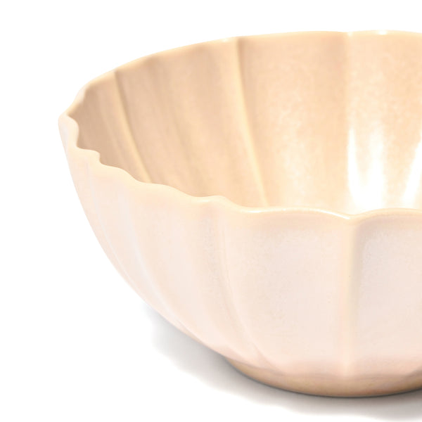 美濃焼 結晶釉 ボウル ライトピンク