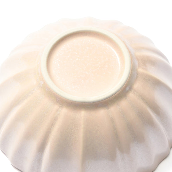 美濃焼 結晶釉 ボウル ライトピンク