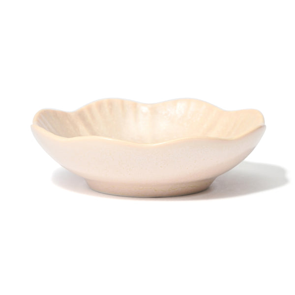 美濃焼 結晶釉 豆皿 梅花 ライトピンク