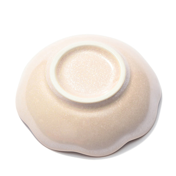 美濃焼 結晶釉 豆皿 梅花 ライトピンク