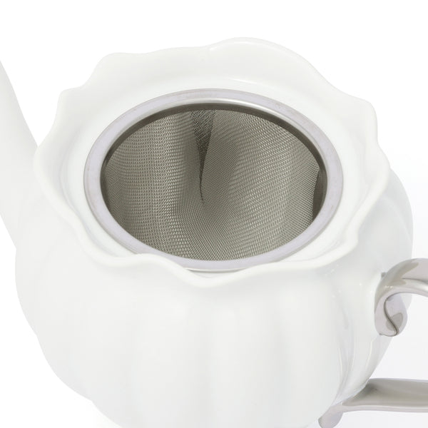 シェル ティーポット ホワイト