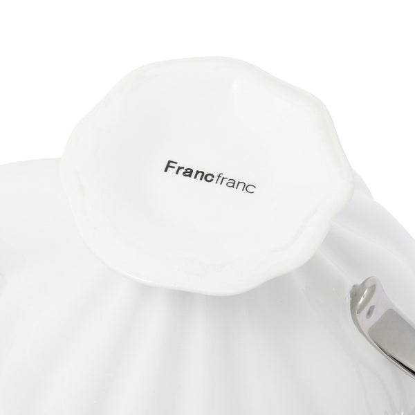 シェル ティーポット ホワイト