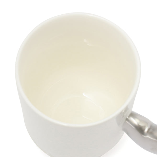 ハート ハンドル マグ シルバー