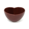 ハート シェイプ ボウル ブラウン