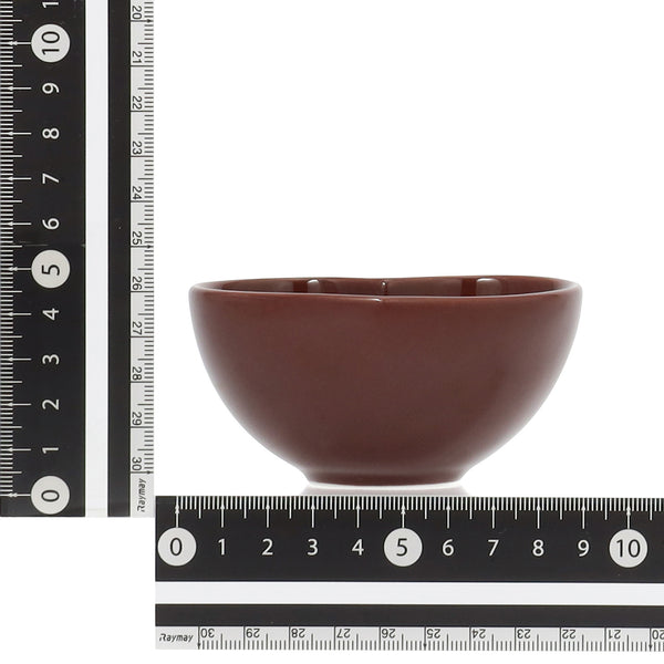 ハート シェイプ ボウル ブラウン