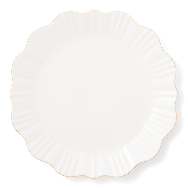 ペタルフリル プレート L ホワイト