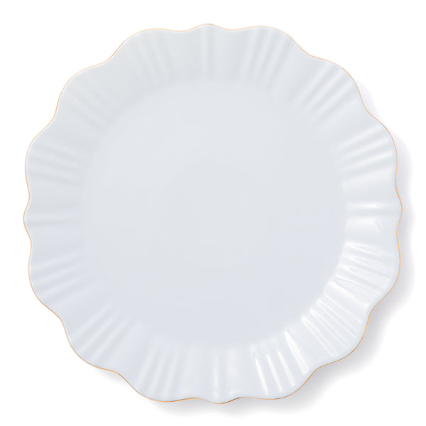 ペタルフリル プレート L ブルー