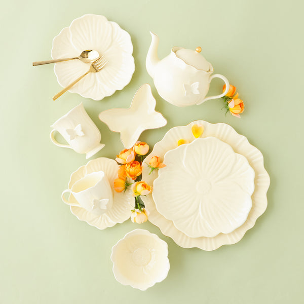 ペタルフリル プレート L イエロー