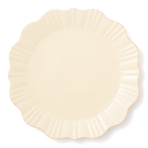 ペタルフリル プレート L イエロー