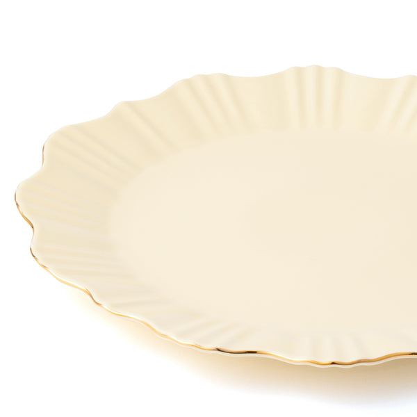 ペタルフリル プレート L イエロー