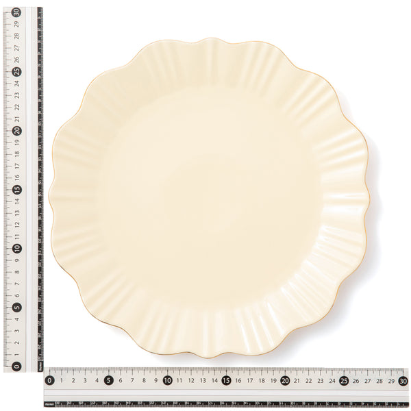 ペタルフリル プレート L イエロー