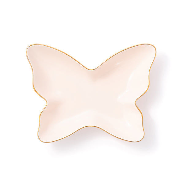 ペタルフリル バタフライプレート ピンク