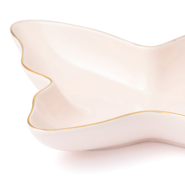 ペタルフリル バタフライプレート ピンク