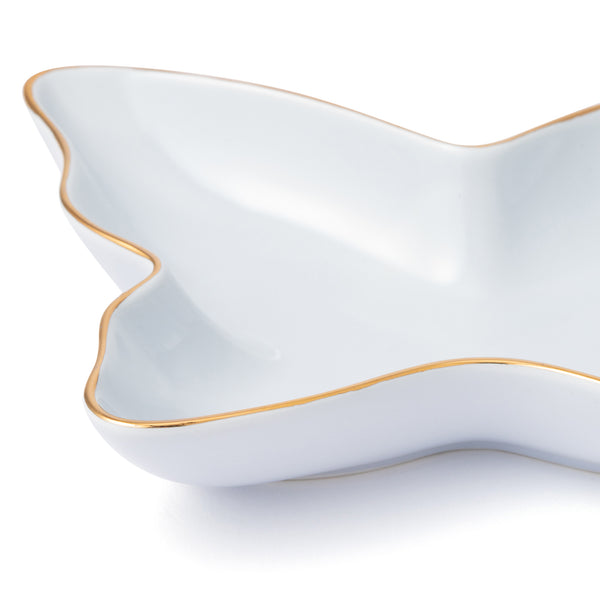 ペタルフリル バタフライプレート ブルー