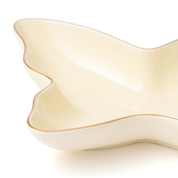 ペタルフリル バタフライプレート イエロー