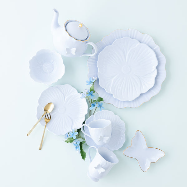 ペタルフリル カップ&ソーサー ブルー