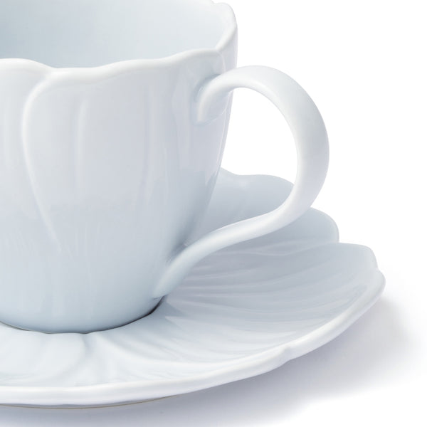 ペタルフリル カップ&ソーサー ブルー