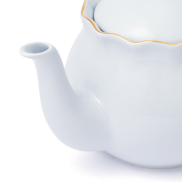 ペタルフリル ティーポット ブルー