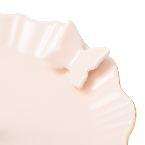 ペタルフリル 2段 ケーキスタンド ピンク