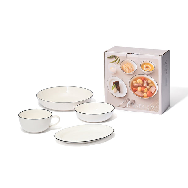 スターター4点セット ディナータイム ホワイト