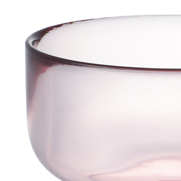 カラーガラス ボウル ピンク