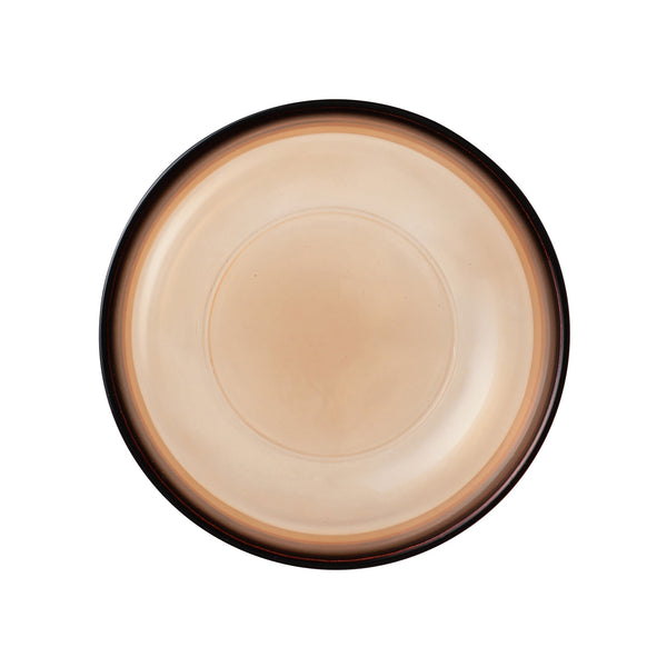 カラーガラス ボウル ブラウン