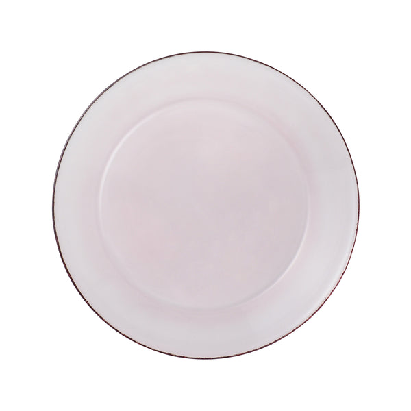 カラーガラス プレート M ピンク