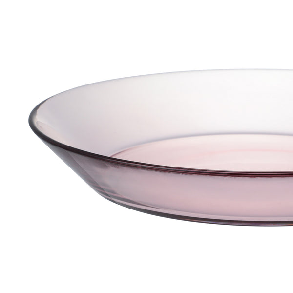 カラーガラス プレート M ピンク