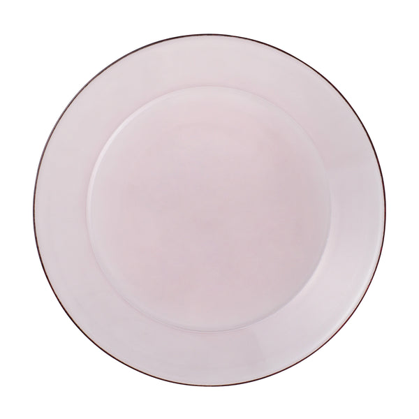 カラーガラス プレート L ピンク