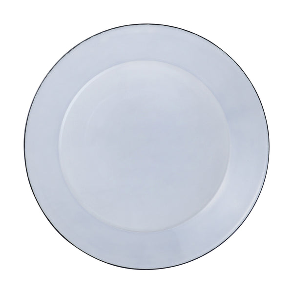 カラーガラス プレート L ブルー